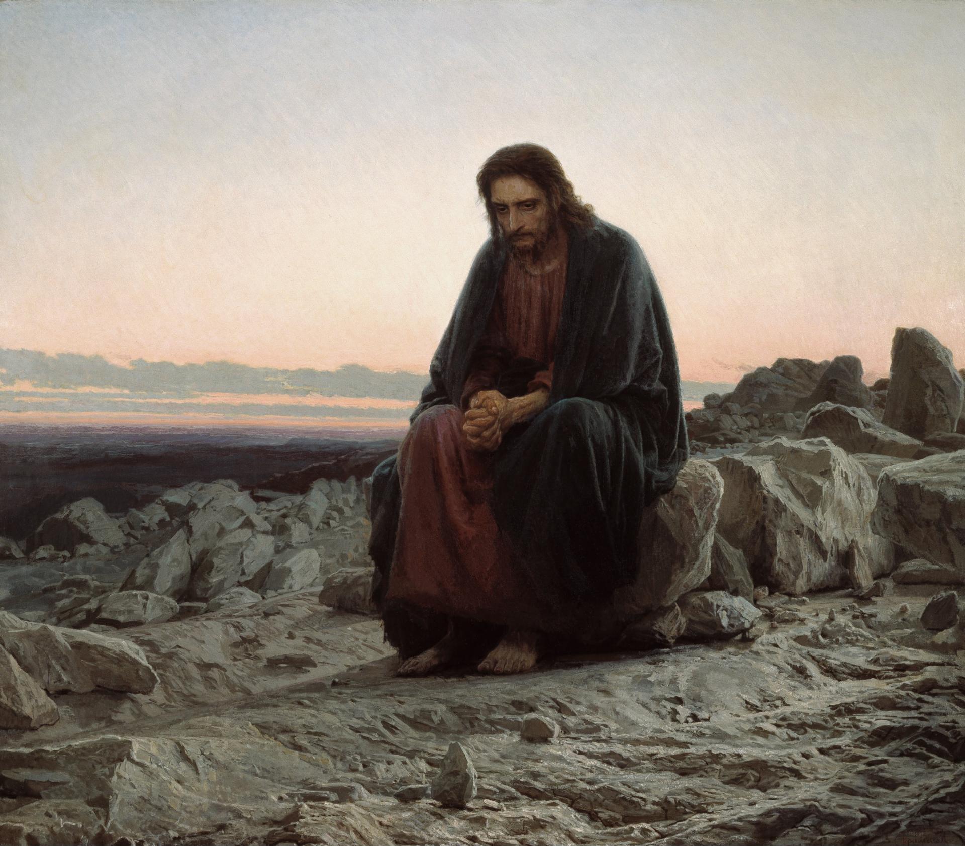 Christ in the wilderness ivan kramskoy google cultural institute